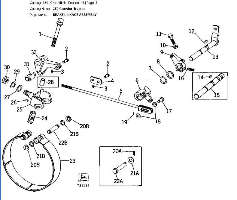 John Deere 450b Dozer Steering Clutch Adjustment Image Of Deer